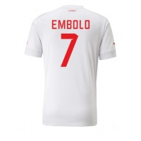 Švajčiarsko Breel Embolo #7 Vonkajší futbalový dres MS 2022 Krátky Rukáv
